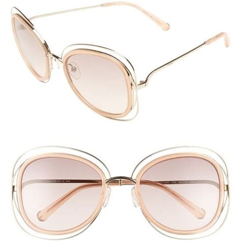 vintage chloe sunglasses|oversized 56mm round sunglasses chloe.